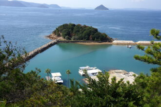 Naoshima island ocean view